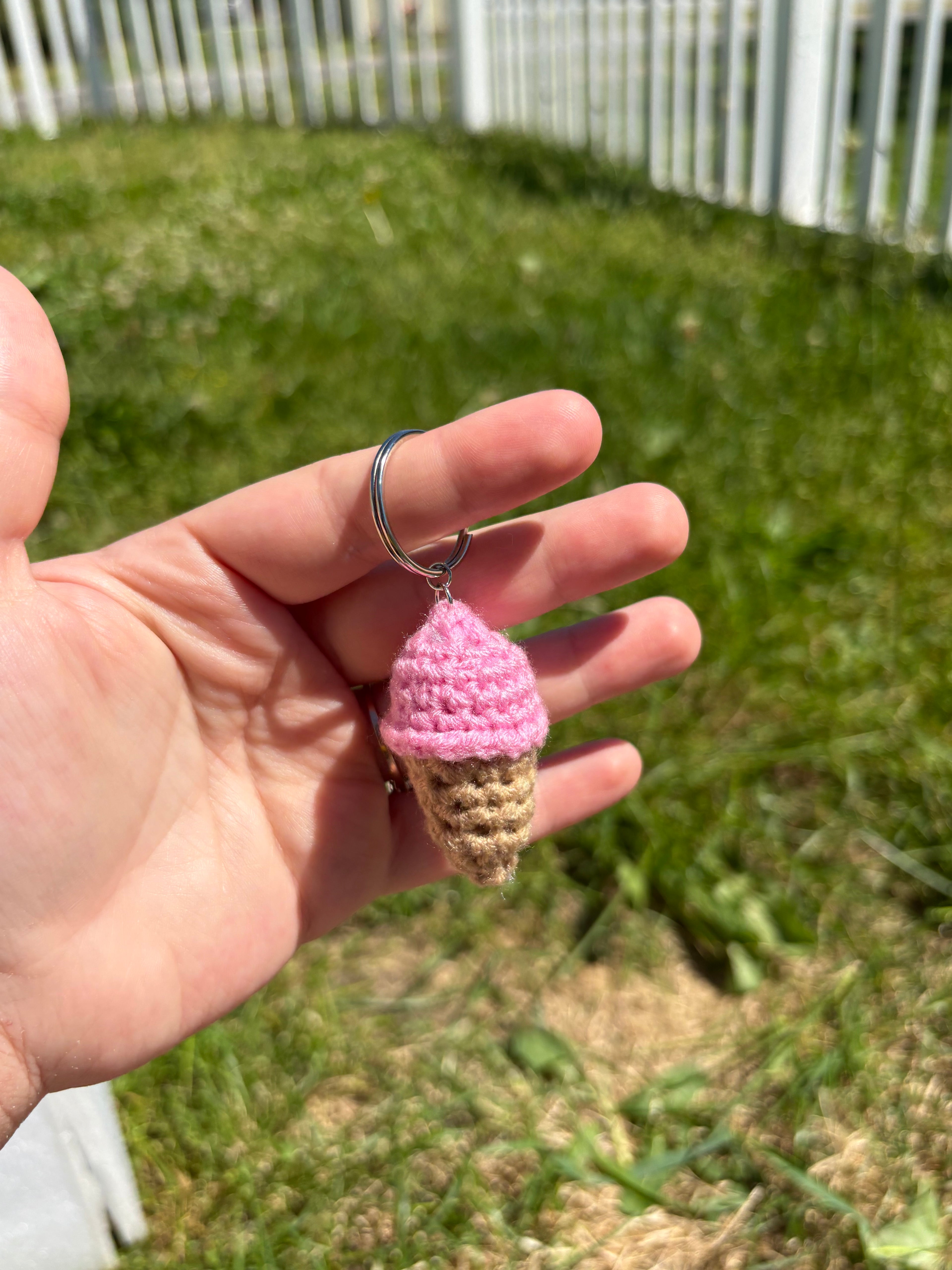 Ice cream keychain