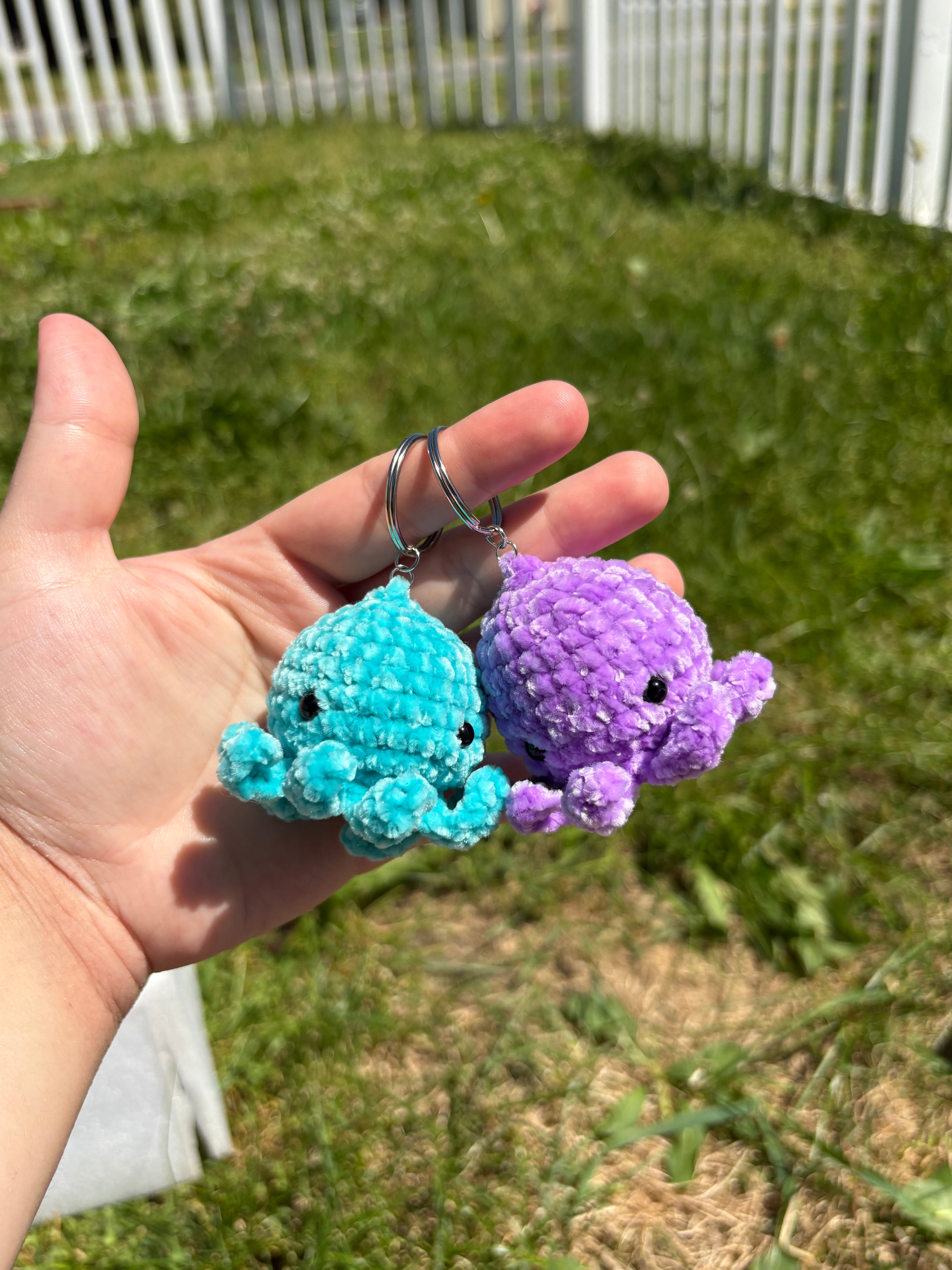 Octopus keychain