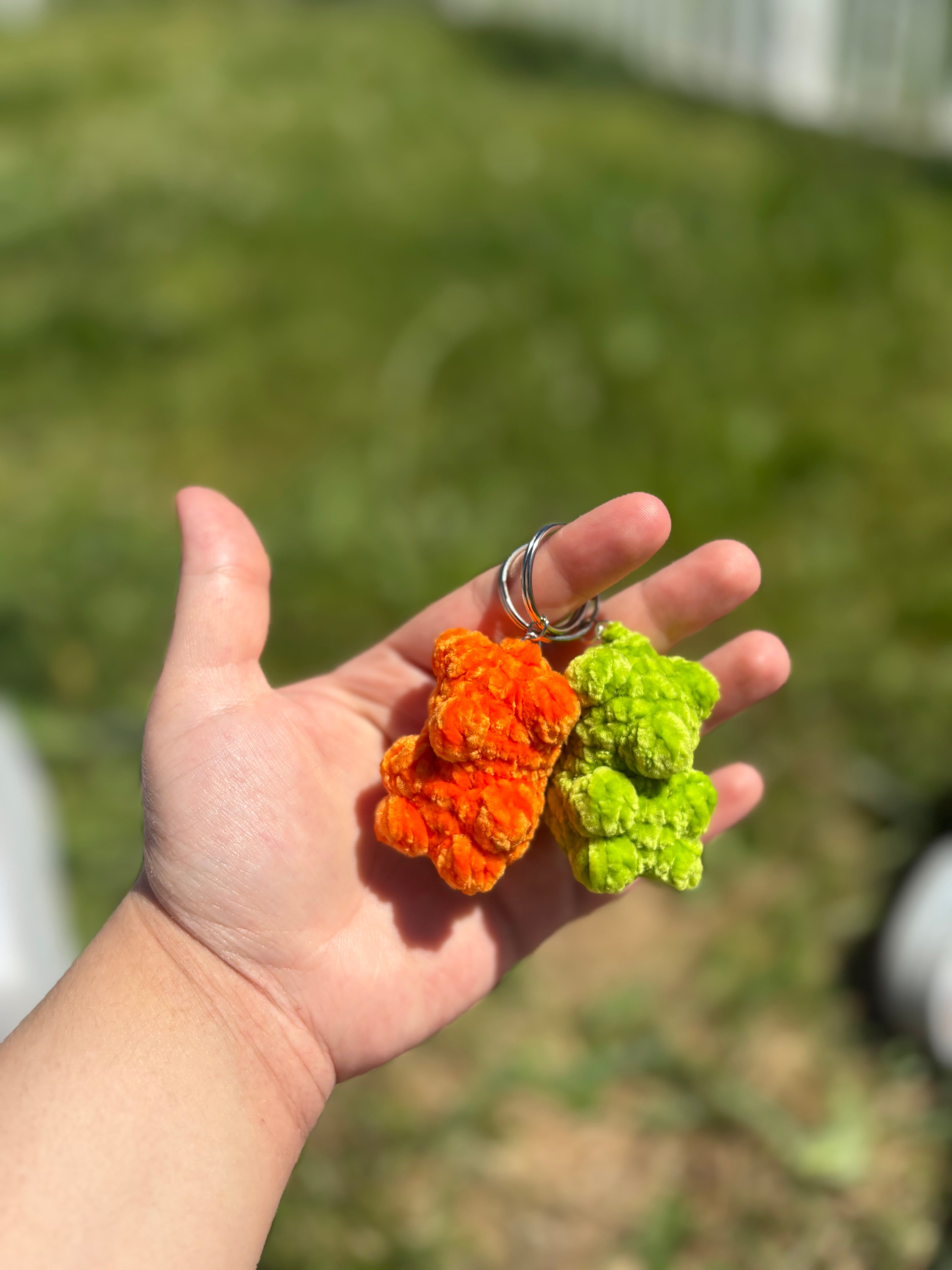 Gummy bear keychain