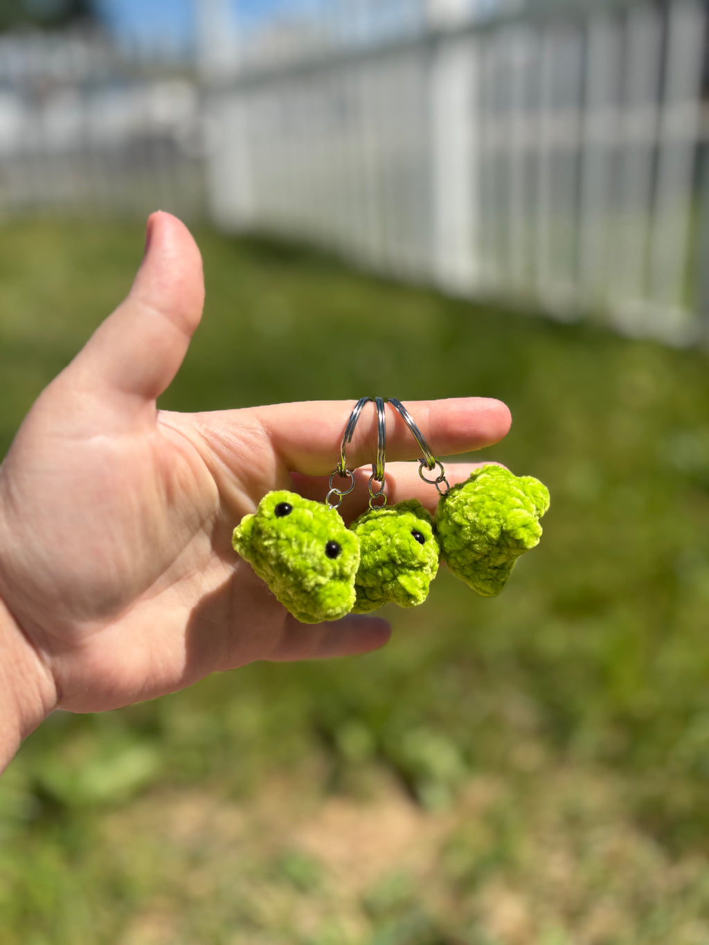 Little froggy keychains