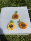 Sunflower keychain